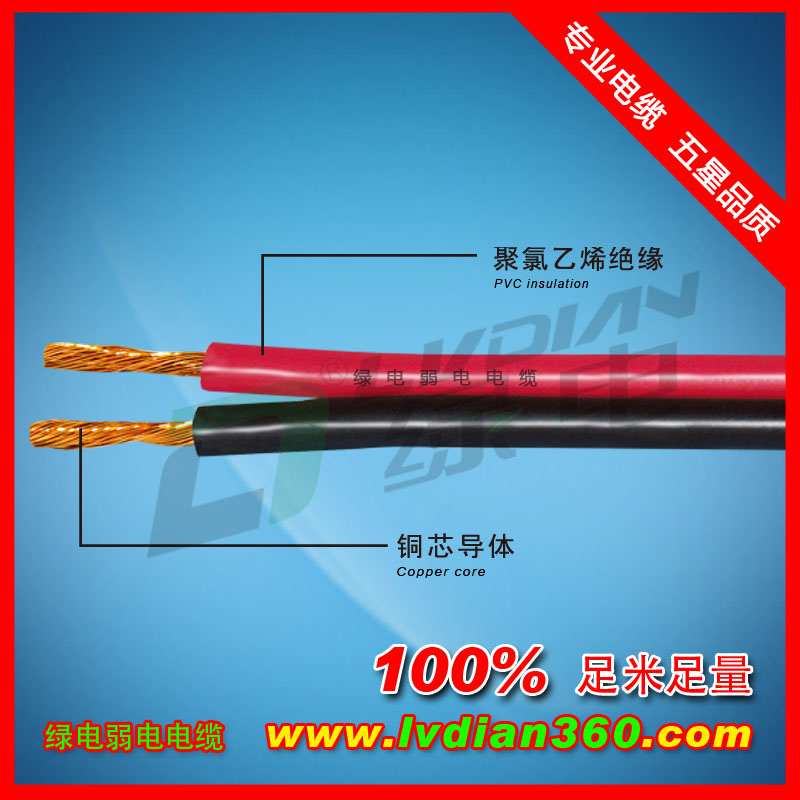 RVB無護(hù)套平行線（紅黑線）